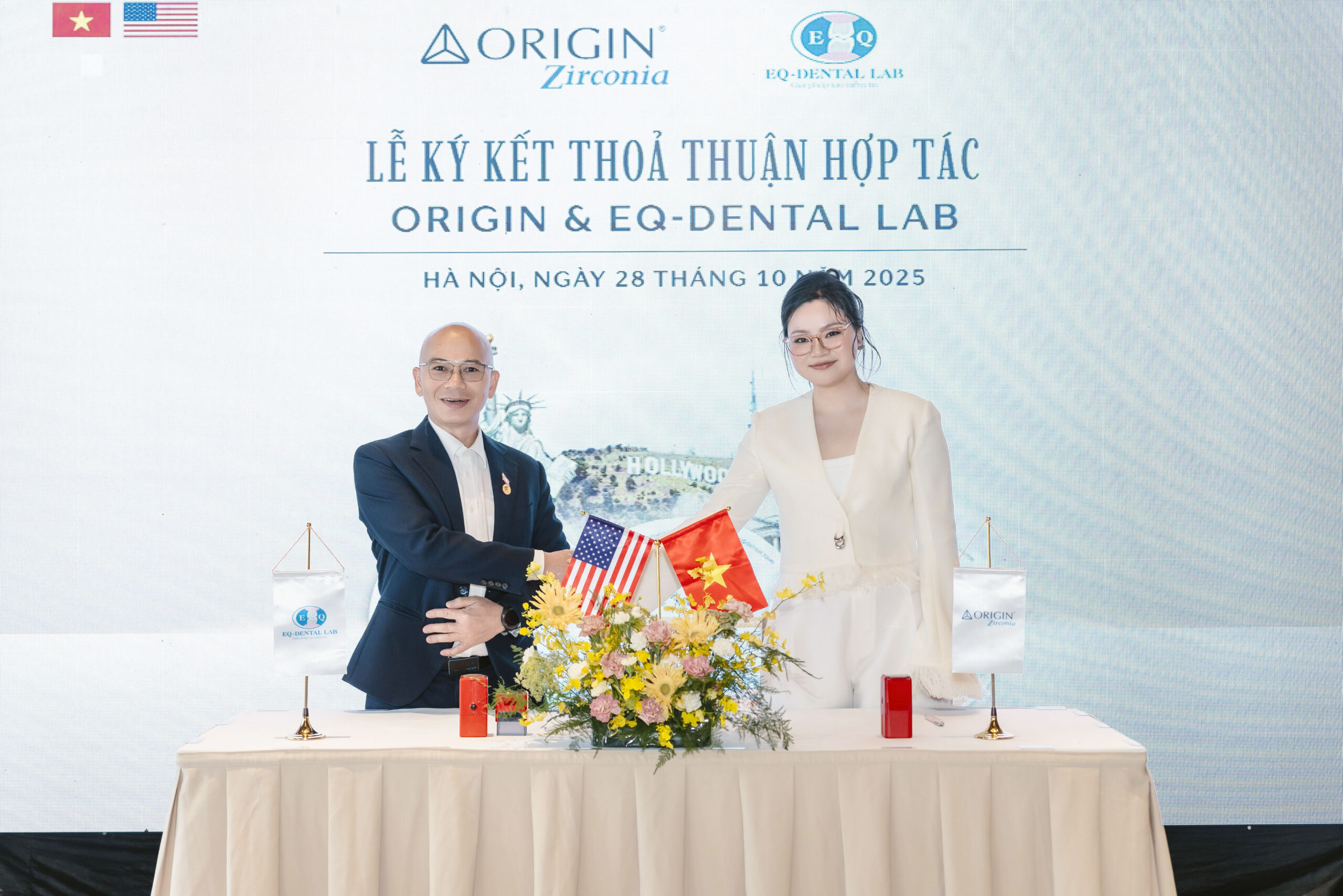 Ký kết thỏa thuận hợp tác giữa Origin Việt Nam & EQ Dental Lab - Răng ...